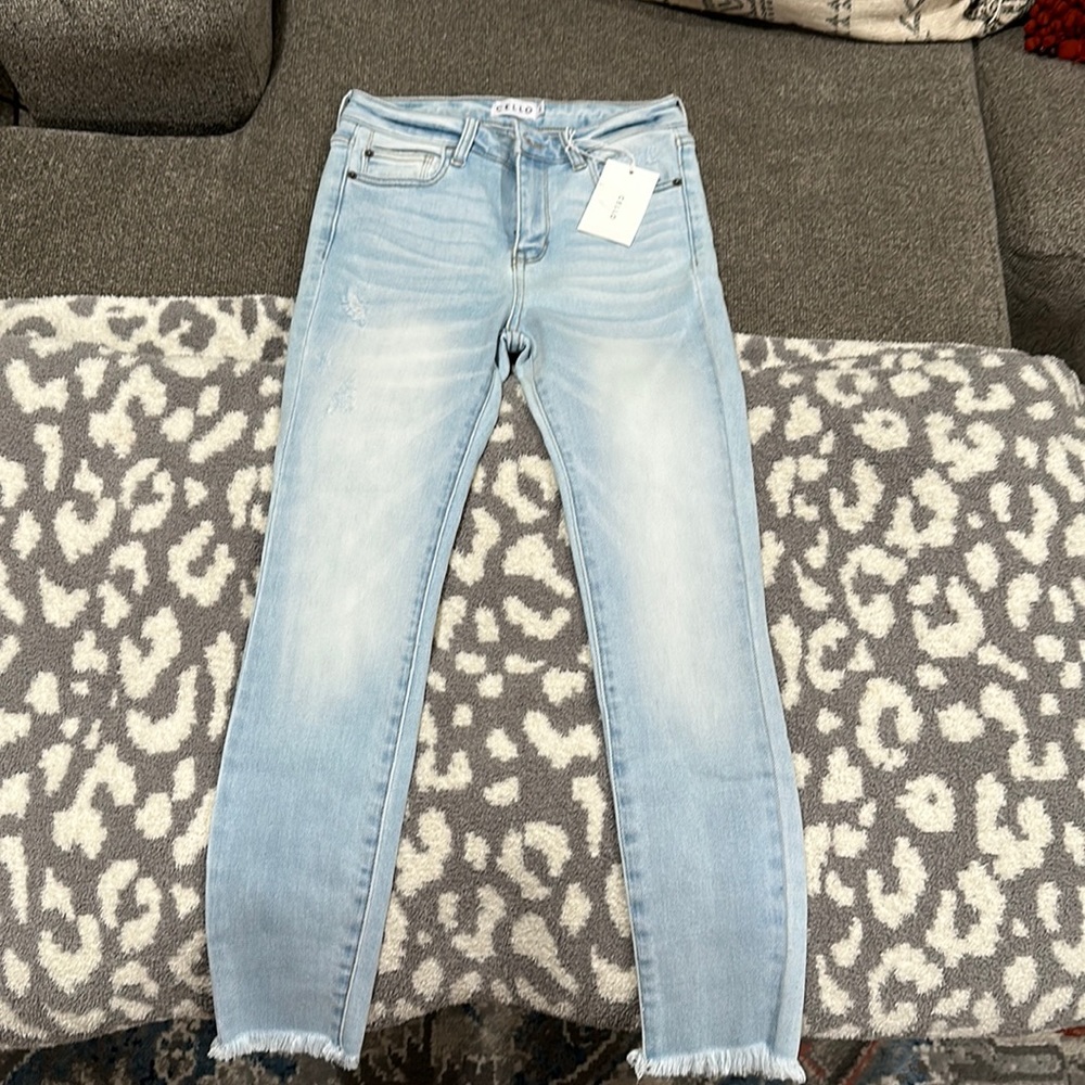 Cello cropped skinny jean